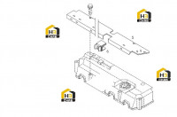 Накладка защитная дизельного двигателя (верхняя)