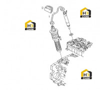 Трубка топливная двигателя