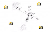 Водопровод впускной водяного насоса