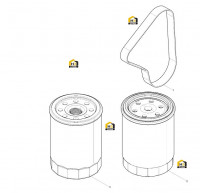 Картридж топливного фильтра, клиновой ремень, патрон масляного фильтра