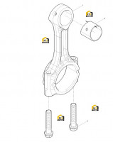 Шатун в сборе