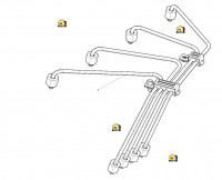 Труба высокого давления в сборе