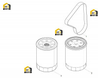 Картридж топливного фильтра,клиновой ремень,патрон масляного фильтра