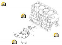 Крепление масляного фильтра