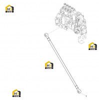 Патрубок масляный впрыскивающего насоса