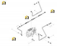 Топливопровод низкого давления в сборе