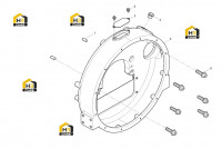 Крепление корпуса маховика
