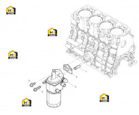 Крепление масляного фильтра