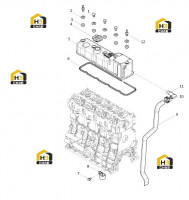 Крышка головки блока цилиндров в сборе