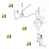 Патрубок масляный турбонагнетателя