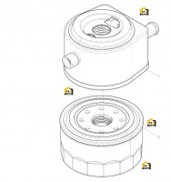 Фильтр масляный и охладитель