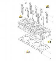Головка блока цилиндров в сборе