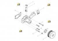 Насос водяной с креплением