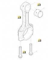 Шатун в сборе