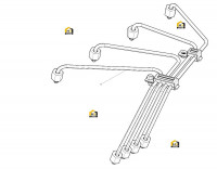 Труба высокого давления в сборе