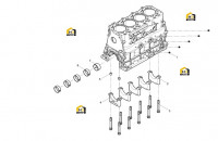 Узел блока цилиндров