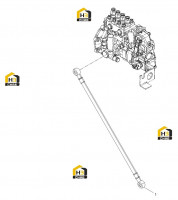 Патрубок масляный впрыскивающего насоса