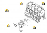Крепление масляного фильтра