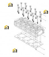Головка блока цилиндров в сборе