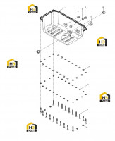 Поддон масляный в сборе