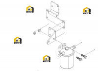 Фильтр топливный с крепежами