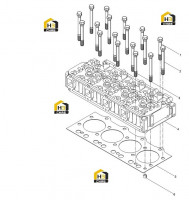 Головка блока цилиндров в сборе