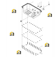 Поддон масляный в сборе