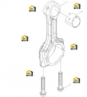 Шатун в сборе