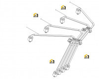 Комплект топливных трубок двигателя