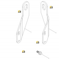 Кронштейн подъема двигателя