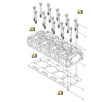 Головка блока цилиндров в сборе