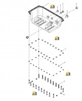 Поддон масляный в сборе