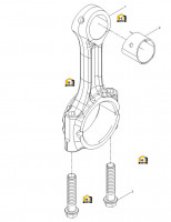 Шатун в сборе