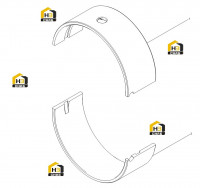 Комплект основных подшипников