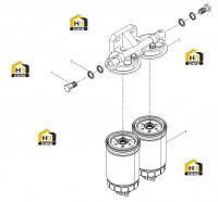 Фильтр топливный в сборе