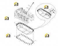 Поддон масляный в сборе