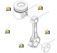 Поршень и шатун