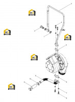 Труба масляная турбонагнетателя