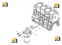Крепление масляного фильтра