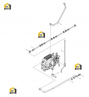 Топливопровод низкого давления в сборе