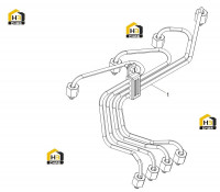 Топливопровод высокого давления в сборе (часть 1)