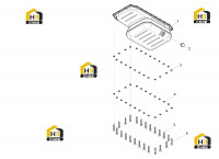 Поддон масляный в сборе