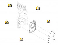 Крепленние задней крышки