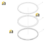 Комплект поршневых колец