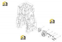 Крепление масляного фильтра