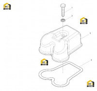 Крышка клапанная в сборе
