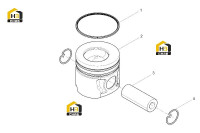 Поршень цилиндра в сборе