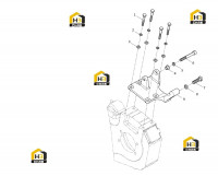 Крепление водяного насоса
