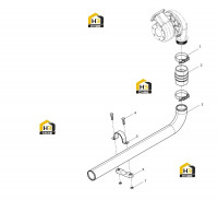 Патрубки воздушные турбокомпрессора в сборе