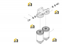 Топливный фильтр в сборе